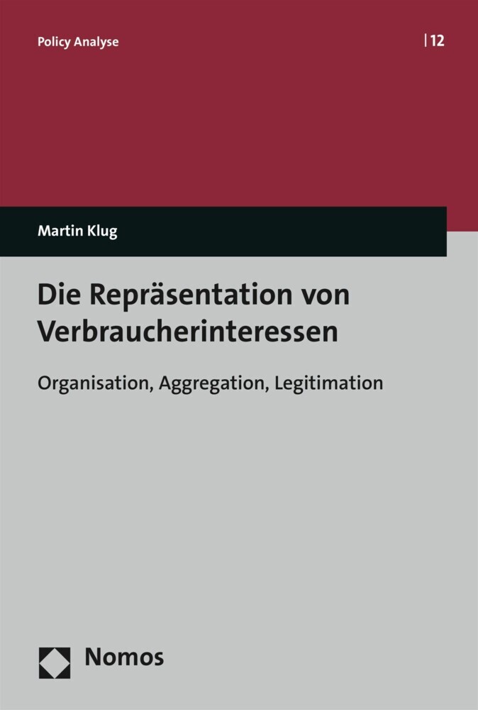 Die Repräsentation von Verbraucherinteressen main product photo