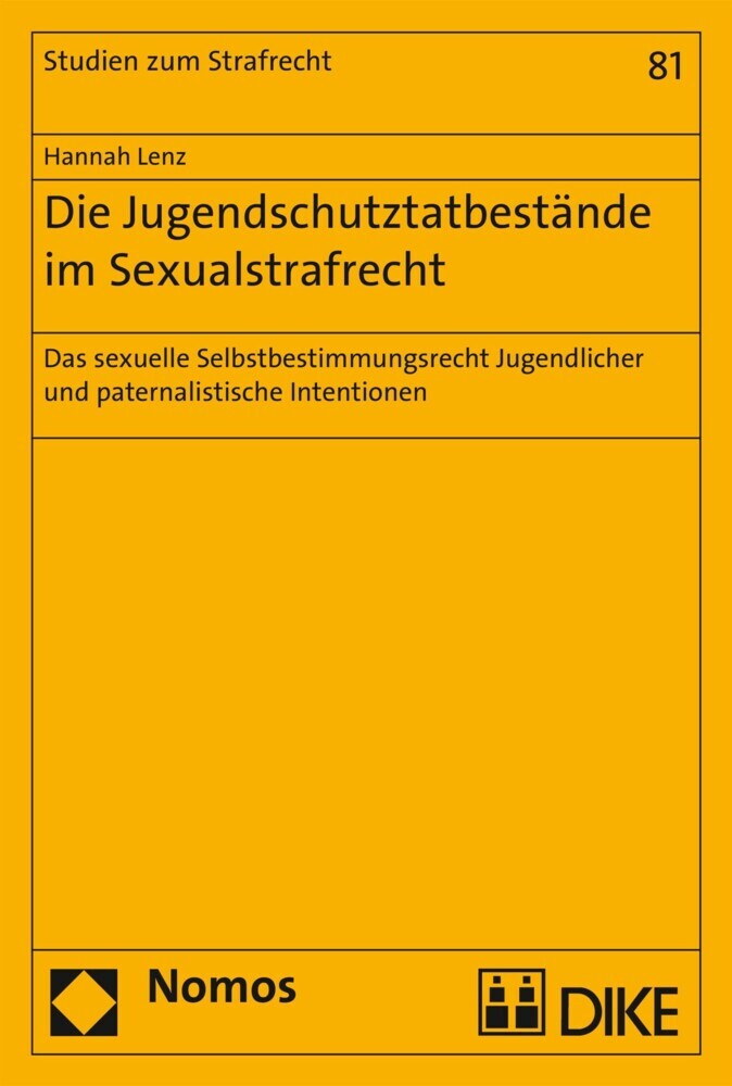 Die Jugendschutztatbestände im Sexualstrafrecht main product photo