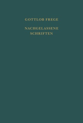 Nachgelassene Schriften und Wissenschaftlicher Briefwechsel. Erster Band