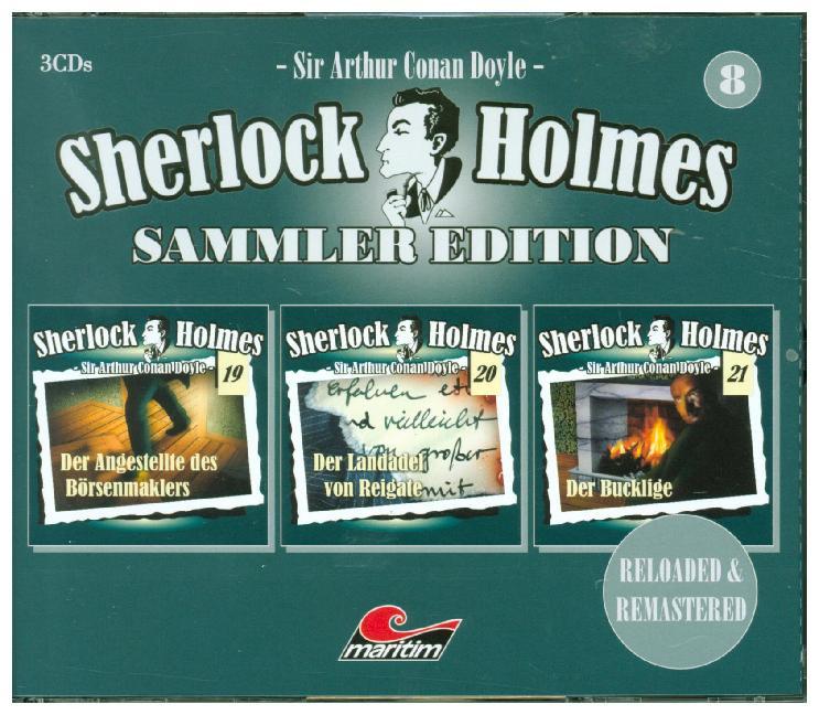 Sherlock Holmes Sammler Edition, 3 Audio-CDs main product photo