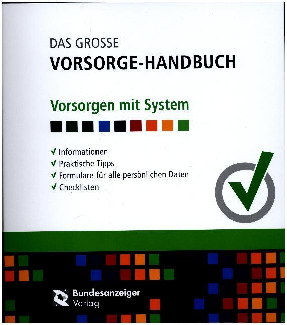 DAS GROSSE VORSORGE-HANDBUCH main product photo