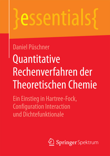 Quantitative Rechenverfahren der Theoretischen Chemie main product photo