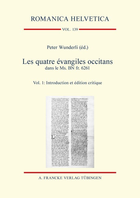 Les quatre évangiles occitans dans le Ms. BN fr. 6261 main product photo