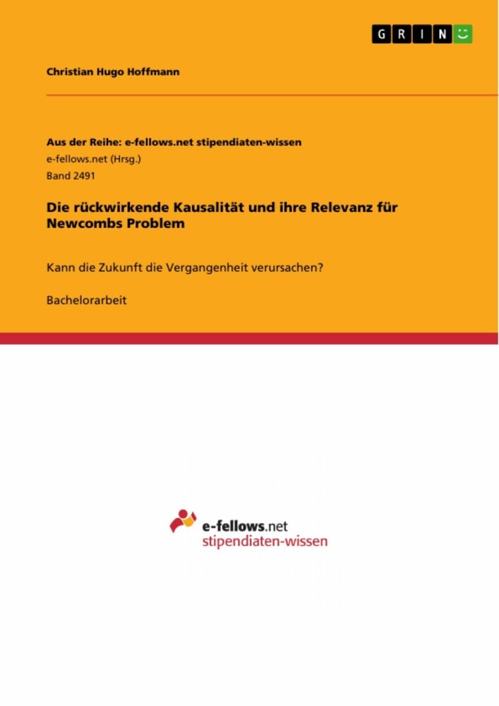 Die rückwirkende Kausalität und ihre Relevanz für Newcombs Problem main product photo