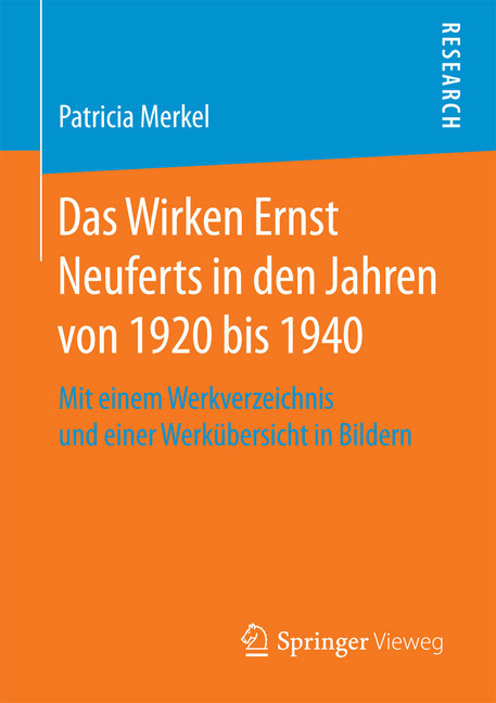 Das Wirken Ernst Neuferts in den Jahren von 1920 bis 1940 main product photo