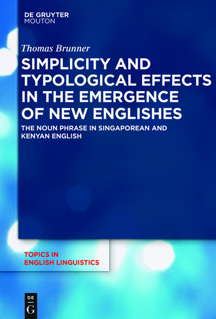 Simplicity and Typological Effects in the Emergence of New Englishes main product photo
