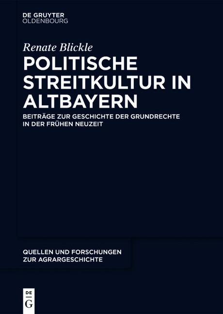 Politische Streitkultur in Altbayern main product photo