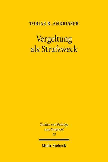 Vergeltung als Strafzweck main product photo