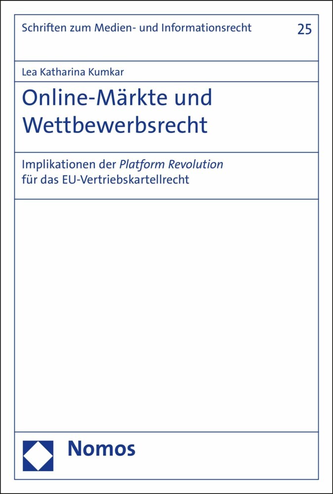 Online-Märkte und Wettbewerbsrecht main product photo