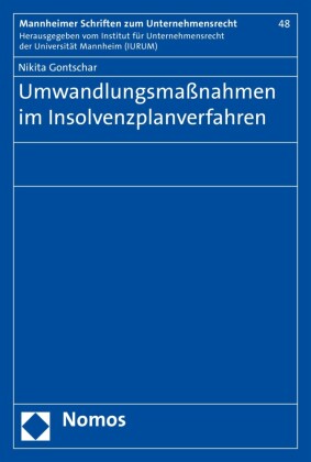 Umwandlungsmaßnahmen im Insolvenzplanverfahren