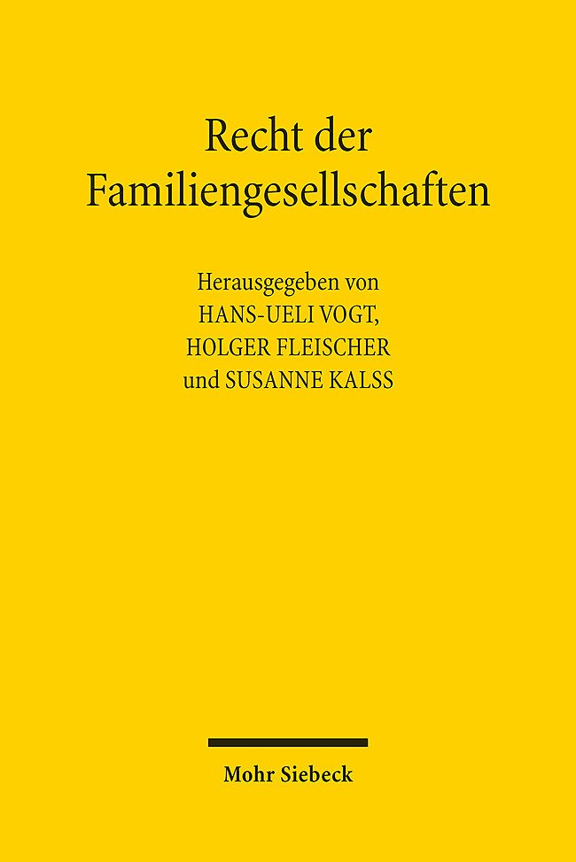 Recht der Familiengesellschaften main product photo