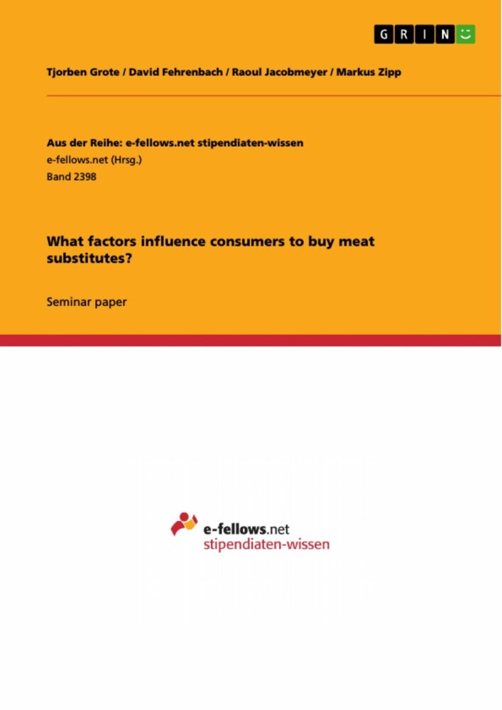 What factors influence consumers to buy meat substitutes? main product photo