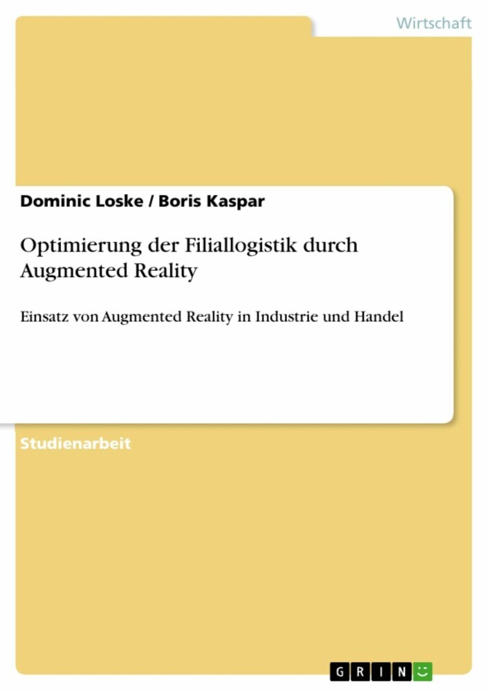 Optimierung der Filiallogistik durch Augmented Reality main product photo