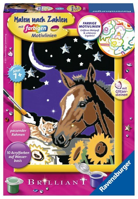 Ravensburger Malen nach Zahlen 27838 - Tiefe Freundschaft - Kinder ab 7 Jahren main product photo