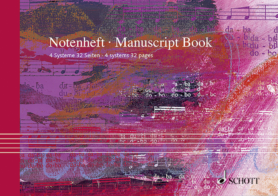 Notenheft Din A5 quer main product photo