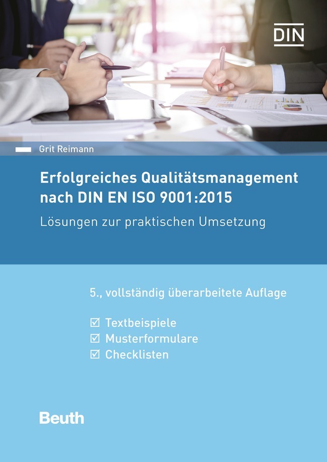 Erfolgreiches Qualitätsmanagement nach DIN EN ISO 9001:2015 main product photo