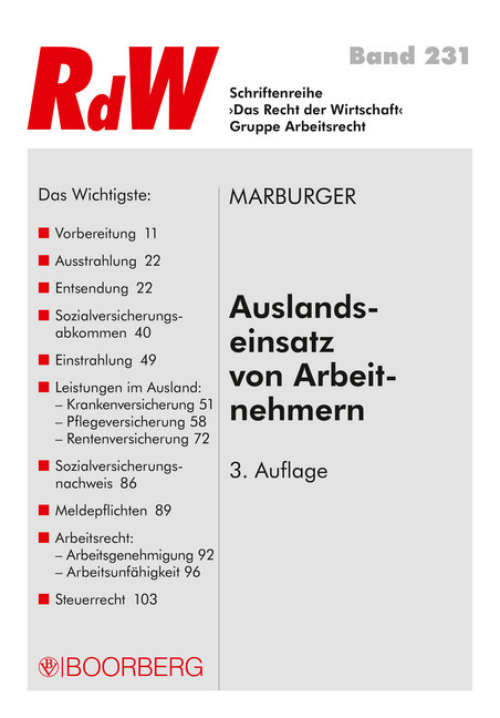 Auslandseinsatz von Arbeitnehmern main product photo