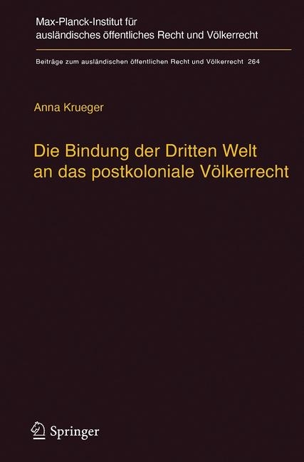 Die Bindung der Dritten Welt an das postkoloniale Völkerrecht main product photo