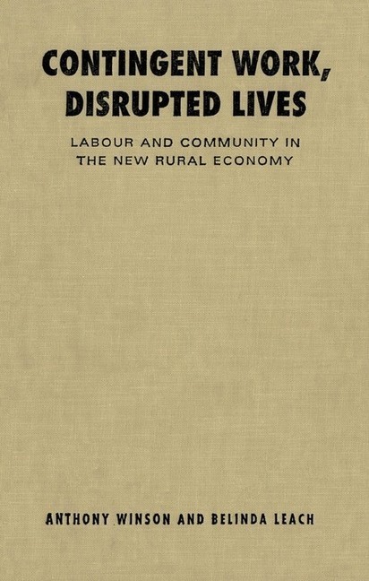 Contingent Work, Disrupted Lives main product photo