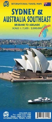 Stadtplan Sidney /Australia Southeast