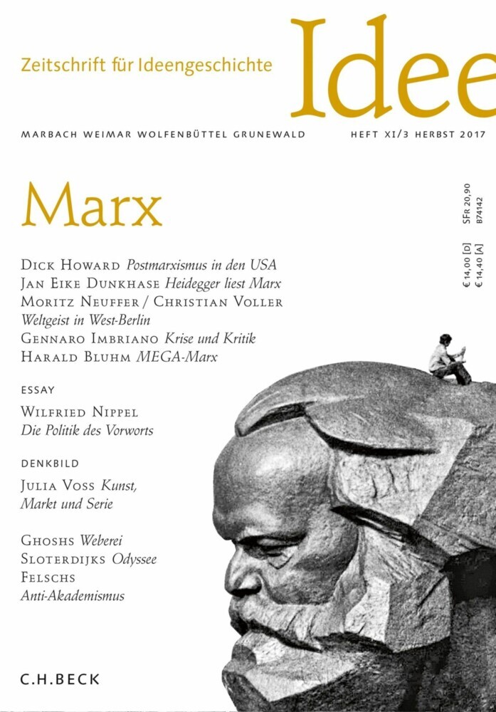 Zeitschrift für Ideengeschichte Heft XI/3 Herbst 2017 main product photo