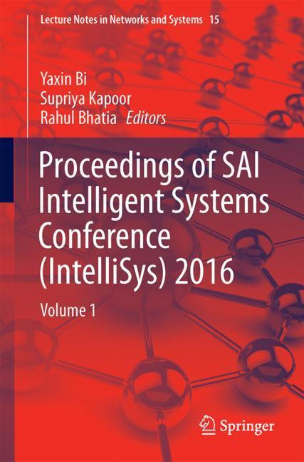 Proceedings of SAI Intelligent Systems Conference (IntelliSys) 2016 main product photo
