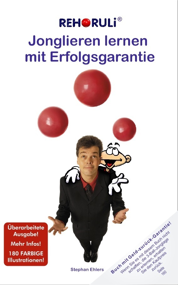 Jonglieren lernen mit Erfolgsgarantie (Taschenbuch) main product photo