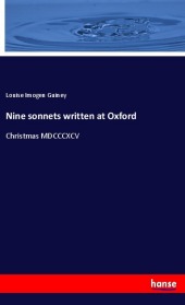 Nine sonnets written at Oxford