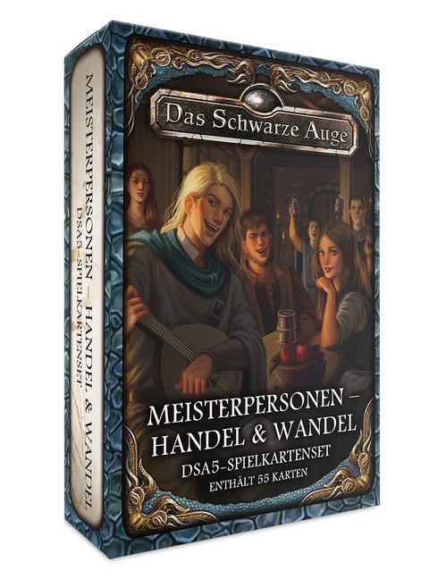 Das Schwarze Auge, DSA5-Spielkartenset Aventurische Meisterpersonen - Handel & Wandel main product photo