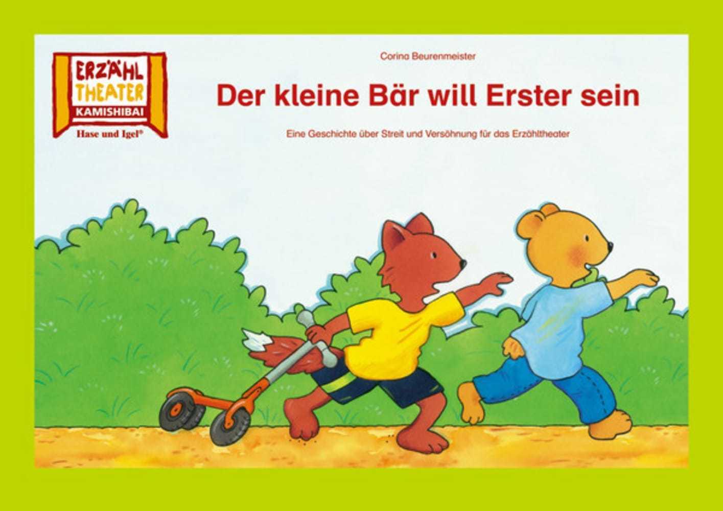 Der kleine Bär will Erster sein / Kamishibai Bildkarten main product photo