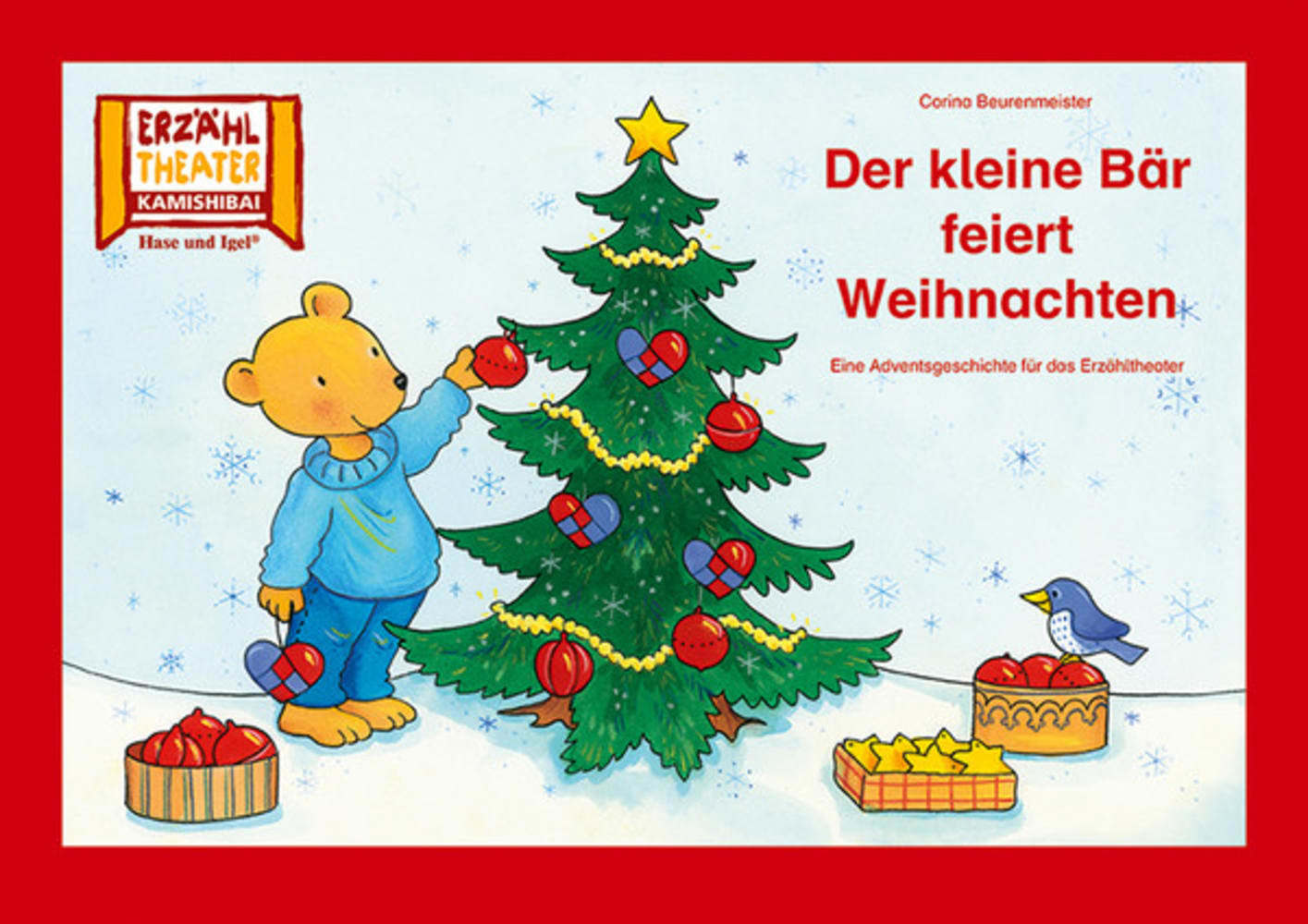 Der kleine Bär feiert Weihnachten / Kamishibai Bildkarten main product photo