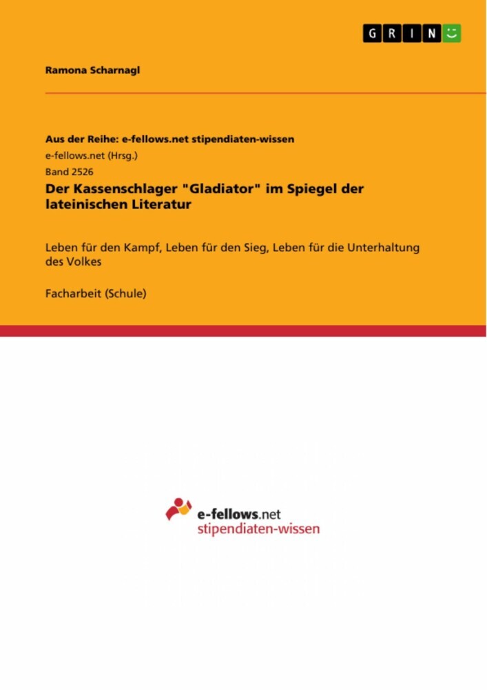 Der Kassenschlager 'Gladiator' im Spiegel der lateinischen Literatur main product photo