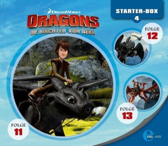 Dragons - Die Reiter von Berk - Dragons Starter-Box. Folge.4, 3 Audio-CDs