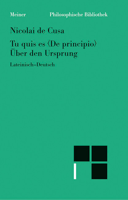 Tu quis es (De principio). Über den Ursprung main product photo