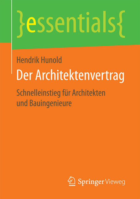 Der Architektenvertrag main product photo