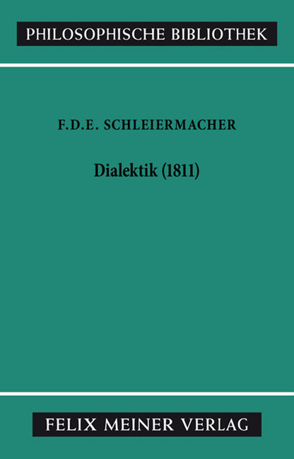 Dialektik (1811) main product photo