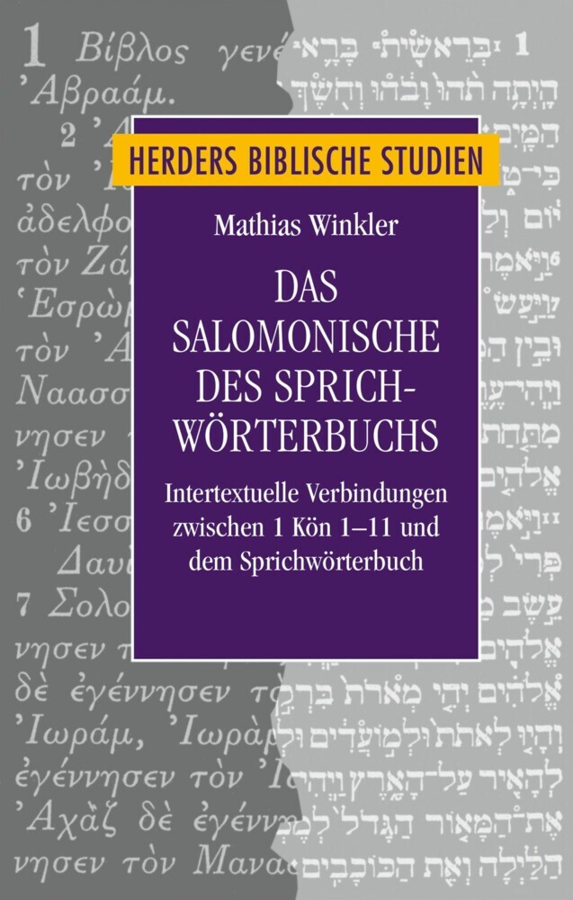 Das Salomonische des Sprichwörterbuchs main product photo