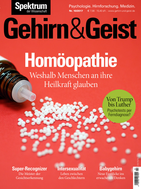 Gehirn&Geist 10/2017 - Homöopathie main product photo