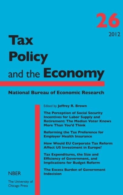 Tax Policy and the Economy, Volume 26 main product photo