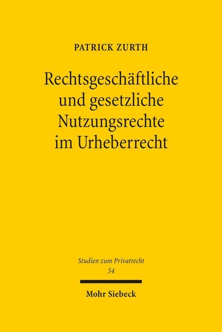 Rechtsgeschäftliche und gesetzliche Nutzungsrechte im Urheberrecht main product photo