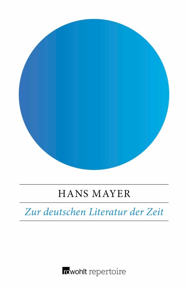 Zur deutschen Literatur der Zeit main product photo