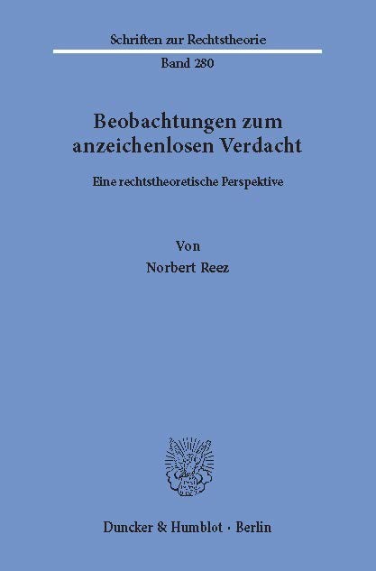 Beobachtungen zum anzeichenlosen Verdacht. main product photo