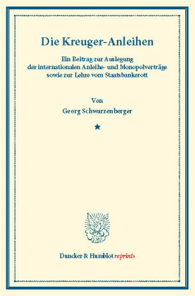 Die Kreuger-Anleihen.