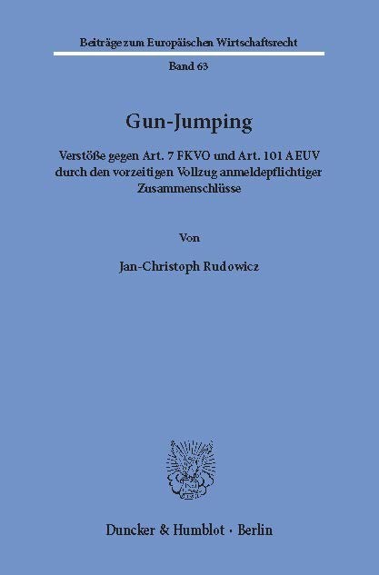 Gun-Jumping. main product photo
