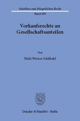 Vorkaufsrechte an Gesellschaftsanteilen.