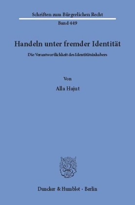 Handeln unter fremder Identität.
