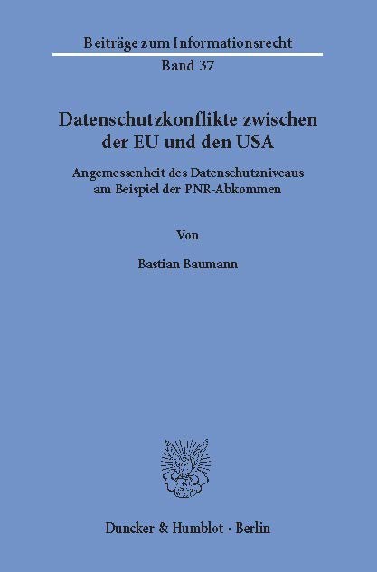 Datenschutzkonflikte zwischen der EU und den USA. main product photo