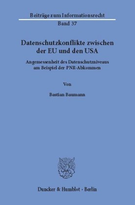Datenschutzkonflikte zwischen der EU und den USA.