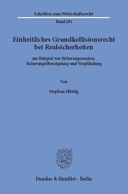 Einheitliches Grundkollisionsrecht bei Realsicherheiten main product photo
