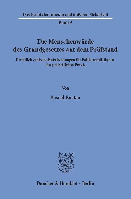 Die Menschenwürde des Grundgesetzes auf dem Prüfstand. main product photo